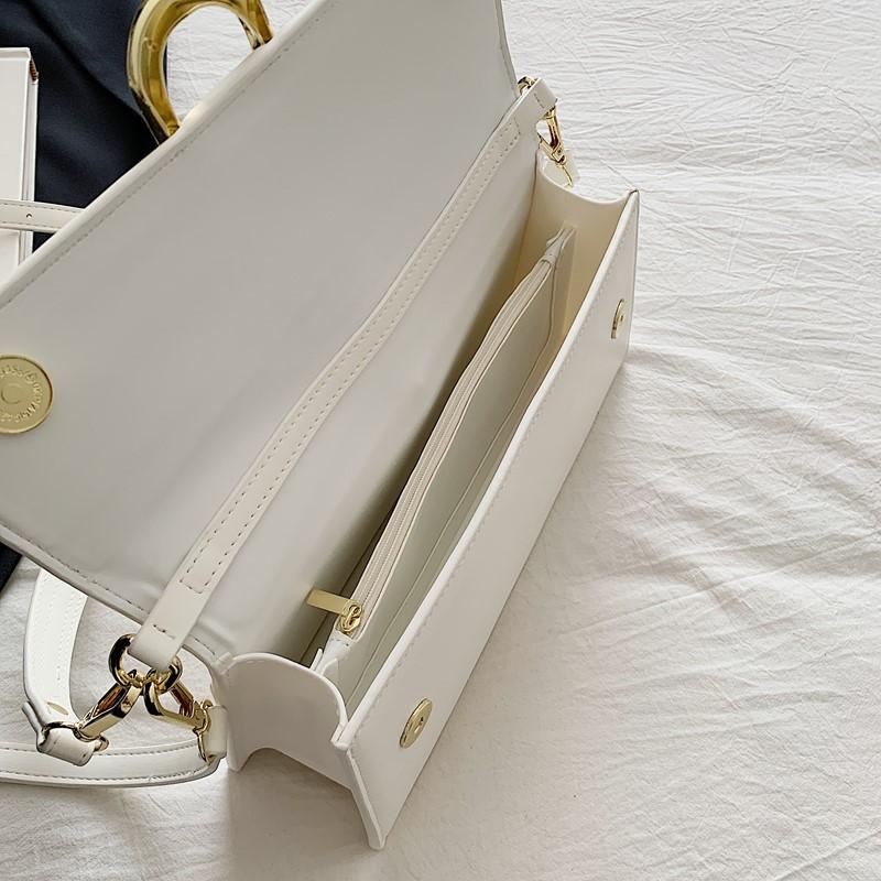 New niche design popular street shot versatile small square bag single shoulder crossbody trendy women's bag