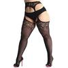 New Sexy Womens Fishnet Tights Plus Size Lace Suspender Pantyhose Stocking