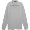 Polo Ss23 Solid Half-Zip Logo Embroidered Sweatshirt Men Sweatshirt Gray 710857073-006