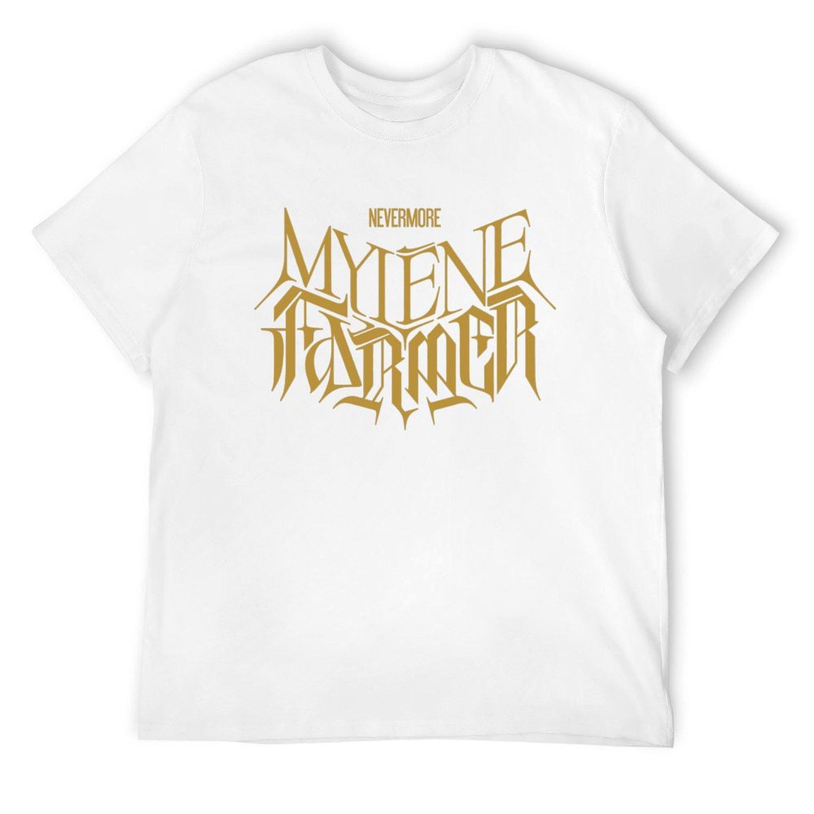 MylNe Farmer TShirt Vintage T Shirts Summer Clothes Anime Clothes Boys Whites Unisexs T Shirts S