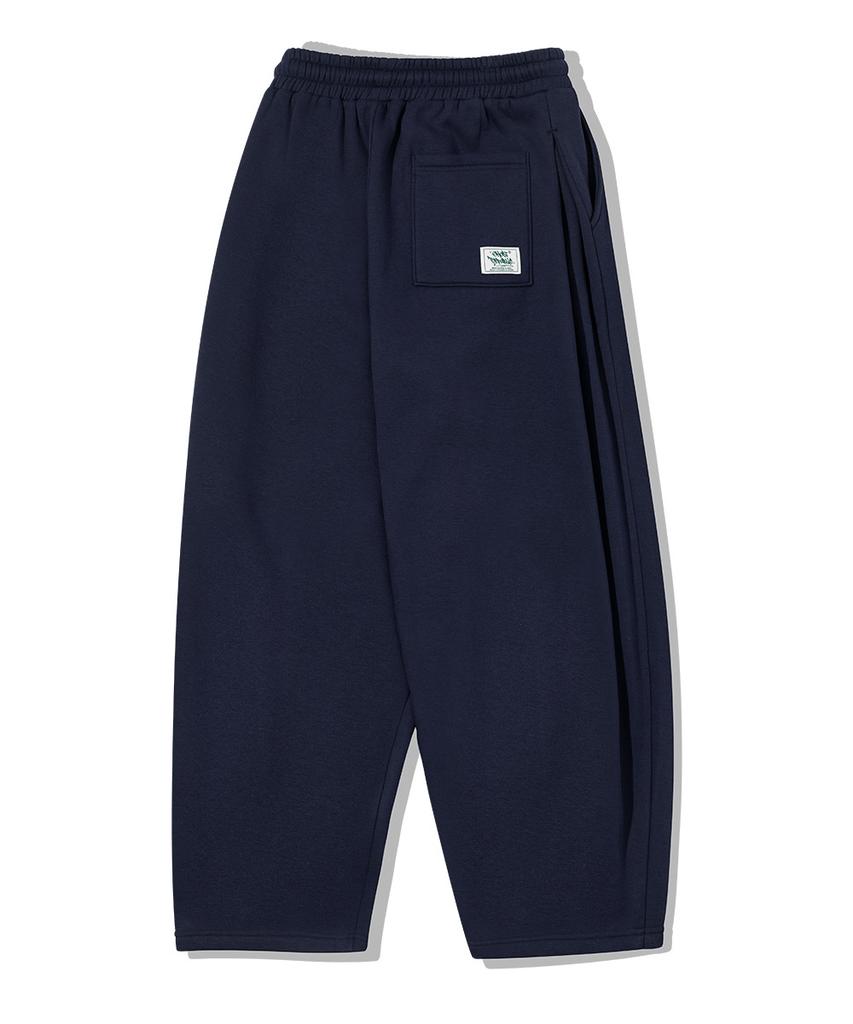 GHOST REPUBLIC Curved Side Pintuck Balloon Sweatpants Glp-650_Navy