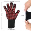 1× Extreme Heat Resistant Gloves BBQ Grilling Cooking Oven Glove Mitts 1472℉