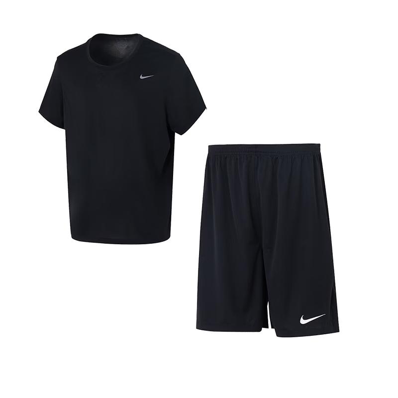 Nike Men s Running & Training Short Sleeve T-Shirt & Shorts Set M