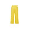 Nike Solid Color Mid Waist Nine Point Casual Pants Women Bottoms Yellow DQ6660-719