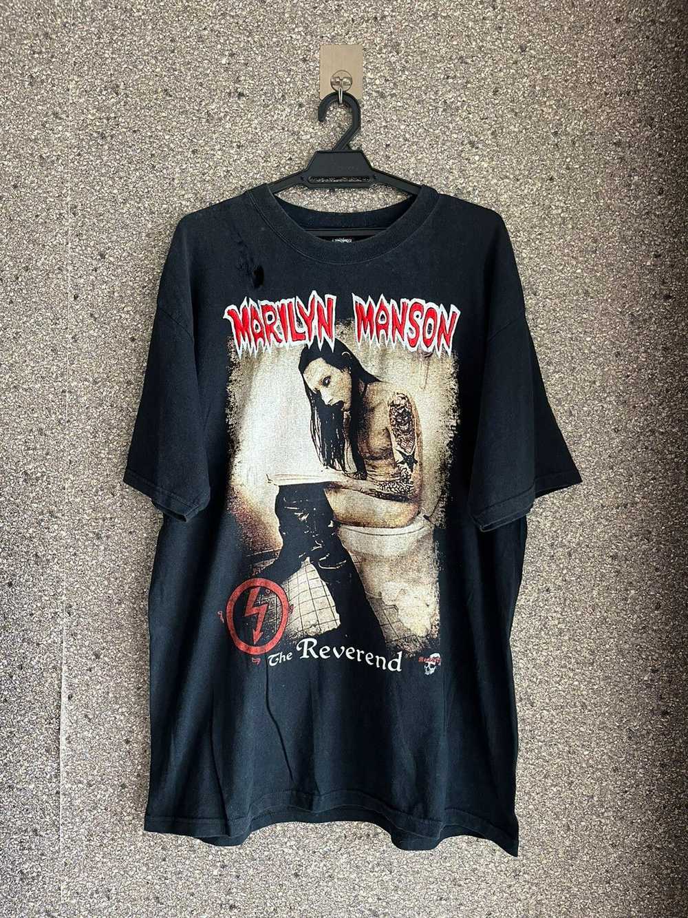 Vintage Marilyn Manson The Reverend Black Unisex Tshirt Reprint S5XL KH5369 S
