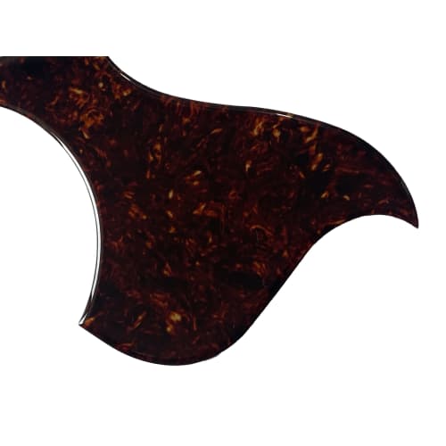Crystal Self-Adhesive Scratch Plate for Gibson L4A Acoustic Guitar Pickguard (Brown Tortoise)
