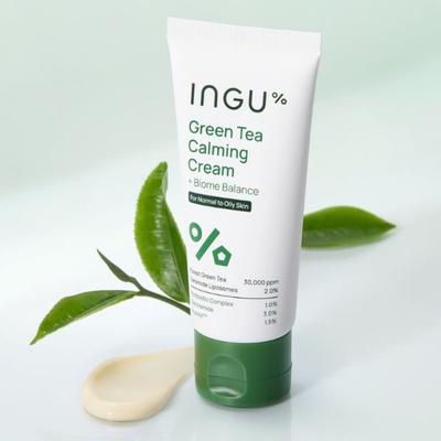 INGU - Grüner Tee Beruhigungscreme + Biom-Balance Für Normale Bis Fettige Haut