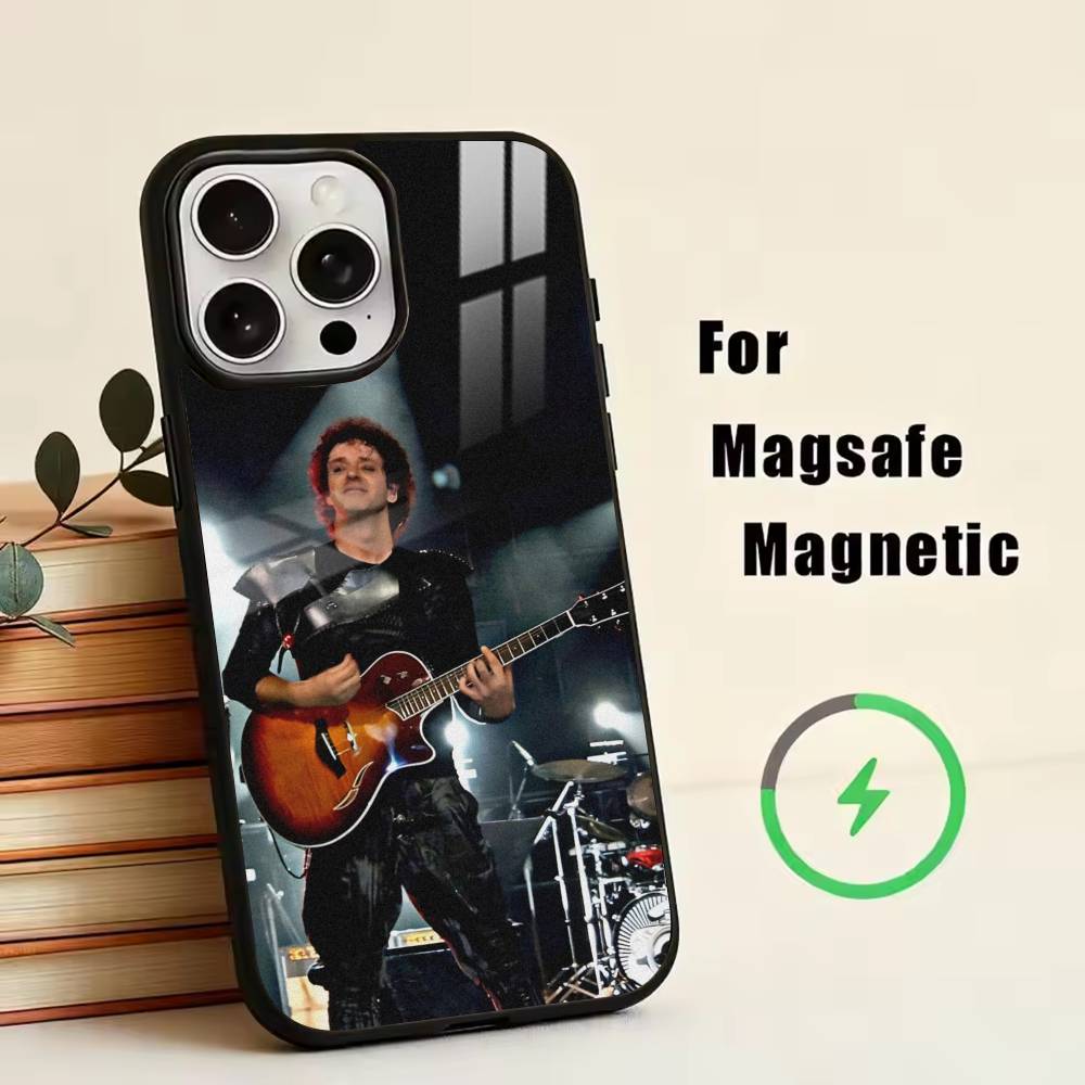 S-Singer Gustavo Cerati Phone Case For iPhone17,16,15,14,13,12,11 Plus,Pro Magnetic with Magsafe Wireless Charging