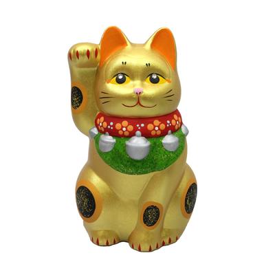Goldener K6101 Maneki-neko (Mittel)