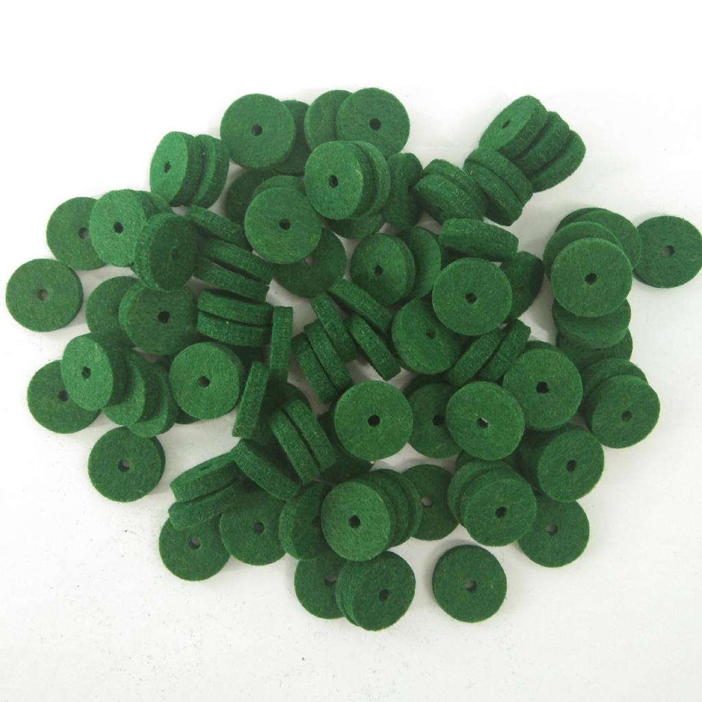 90 Pcs Piano Keyboard Washer Piano Felt Balance Rail Punchings Washers Repair Parts Useful Tuning Tool Regulating Tools