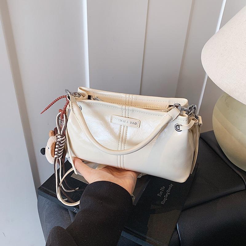 Simple Messenger Bag, New Women's Commuter Casual Fashion Trendy Portable Retro Shoulder Small Square Bag