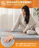 SUNSEIKATU Warm Mattress Pad for and Double Flannel TEIJIN and Dust with Elastic Also a Blanket Bed Mattress and Baby Blanket 1 Winter, Single,