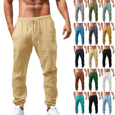 Men's Casual Loose Drawstring Straight Summer Beach Yoga Pants