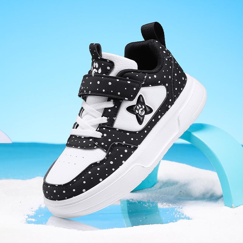 Girls board shoes 2025 spring and autumn new leather waterproof children's casual shoes boys school versatile sports shoes