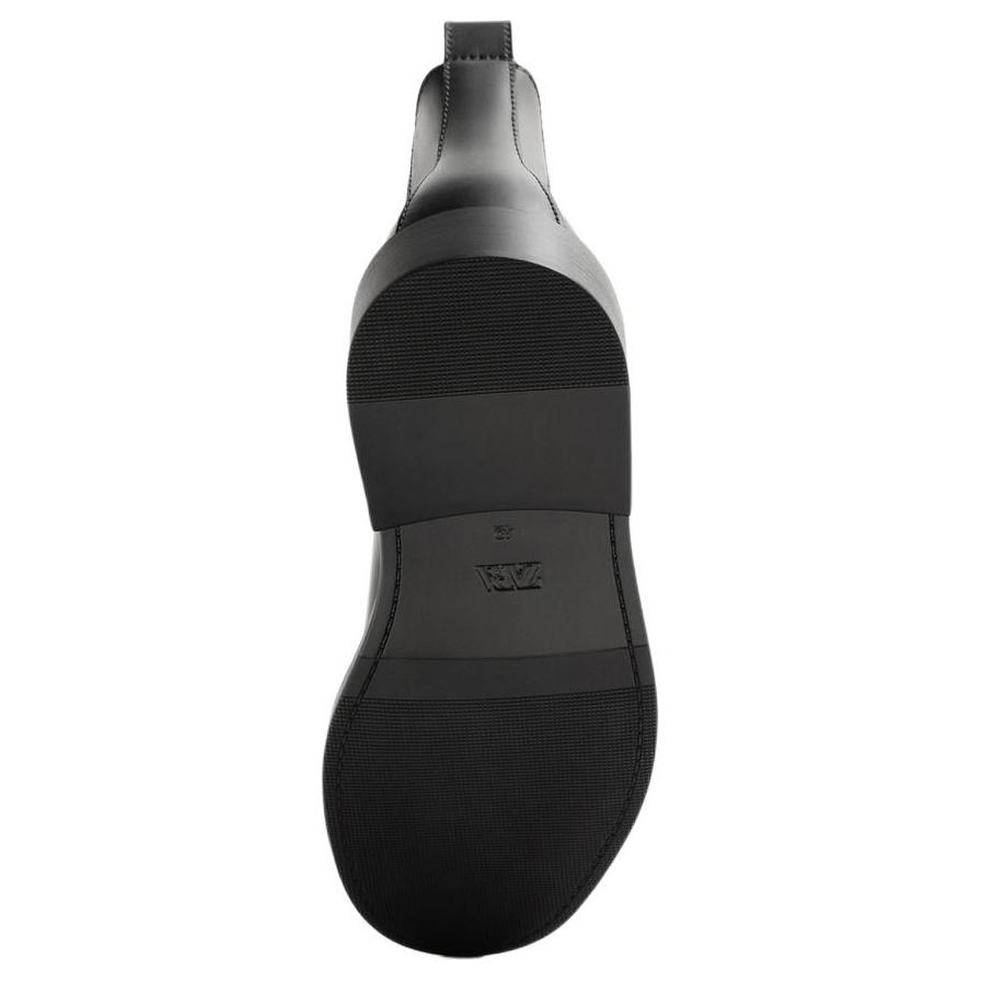 Zara Comfortable Fashionable Minimalist Short Chelsea Boots Men Boots Black 12002520800