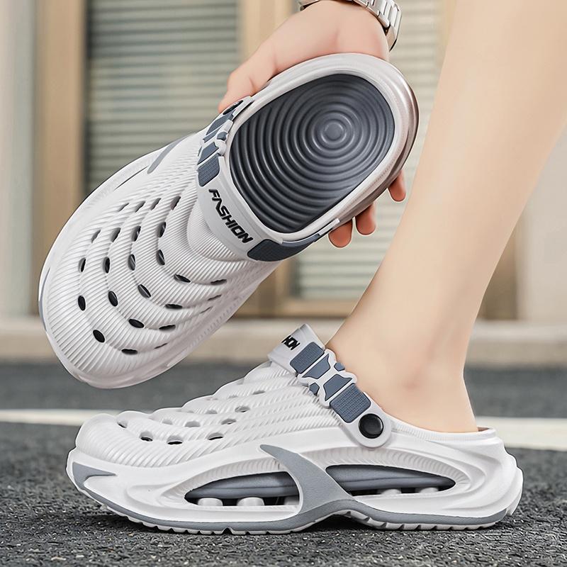 Zoccoli da uomo in EVA leggeri a punta chiusa scarpe da giardino antiscivolo suola morbida Per Spiaggia Giardino Estate Esterno Uso Quotidiano Leggeri