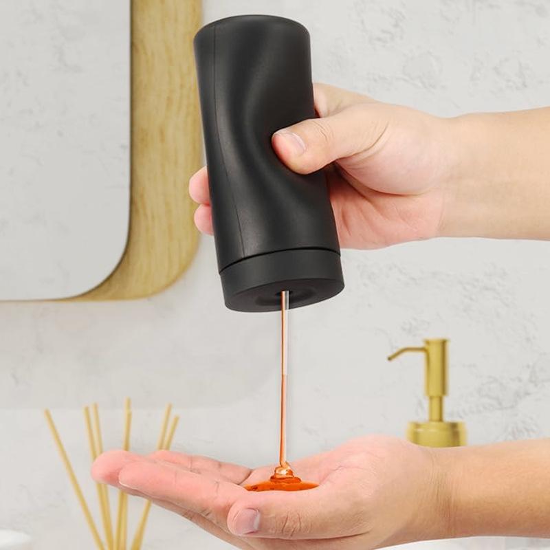 1Pcs Dish Washing Liquid Squeeze Dispenser Kitchen Sink Soap Dispenser Silicone Hand Soap Shower Gel Travel Storage Bottle