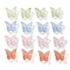 10Pcs Glass Tailed Butterfly Loose Spacer Beads for Jewelry Making DIY Bracelet Necklace
