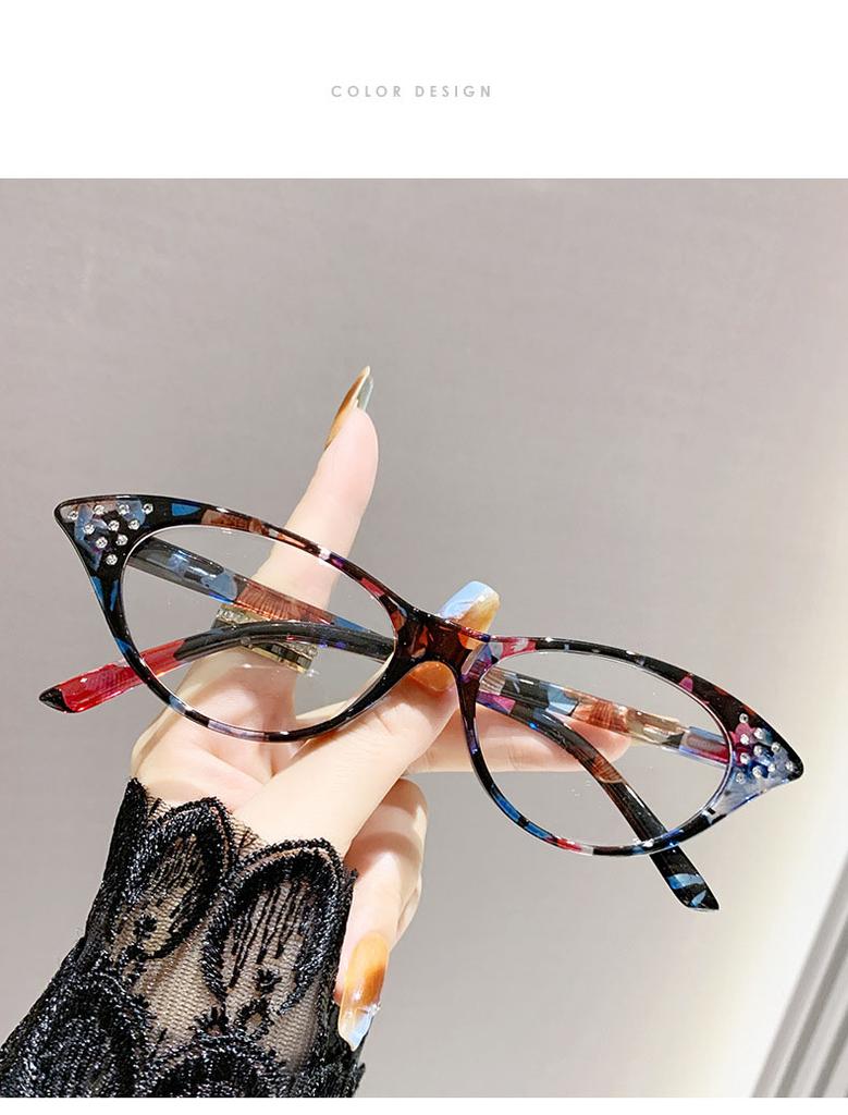 2025New Unisex Reading Eyeglasses Cat Eye Fashion Versatile Trend Anti-Blue Light Retro Man Woman Readers High Quality Eyeglass