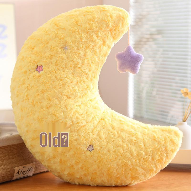 Starry Sky Star Moon Plush Pillow Sofa Cushion - Birthday Gift for Girls