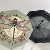 1PC dragonfly floralAutomatic Open/Close Umbrella with Windproof, 8-Rib Sturdy Canopy, Durable Ribs, Fashionable Design1211A