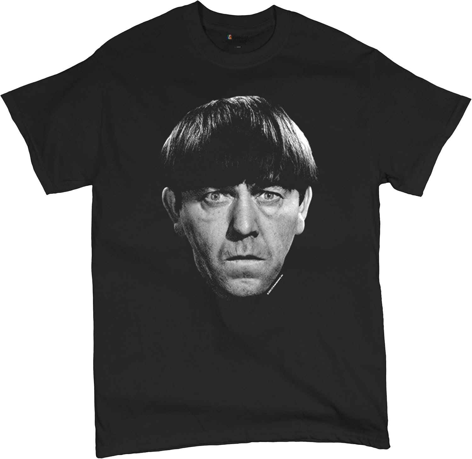 Moe The Three Stooges T-Shirt Wise Guys Curly Larry Shemp Classic Retro American TV Slapstick 3 Legends Men s Tee S разноцветный