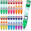 18 Pcs Liquid Motion Pen Colorful Liquid Motion Bubbler Pens Fidget Liquid Ballpoint Pen Novelty Fun Colorful Timer Pens For Str