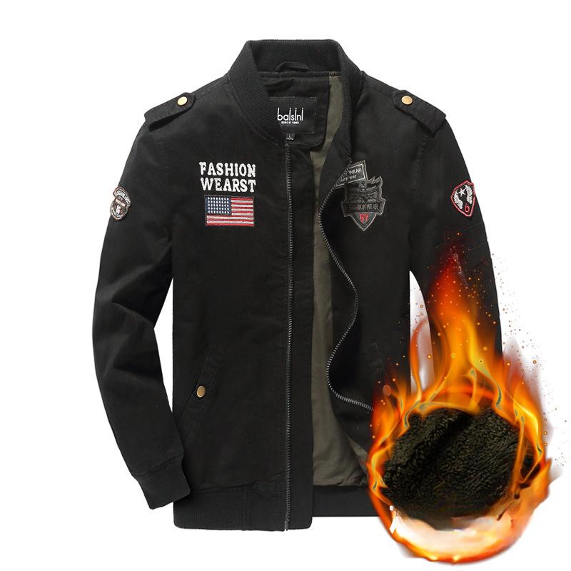 

Куртка мужская весенне-осенняя куртка с воротником-стойкой в корейском стиле, модная молодежная повседневная джинсовая одежда XXXXL чёрный