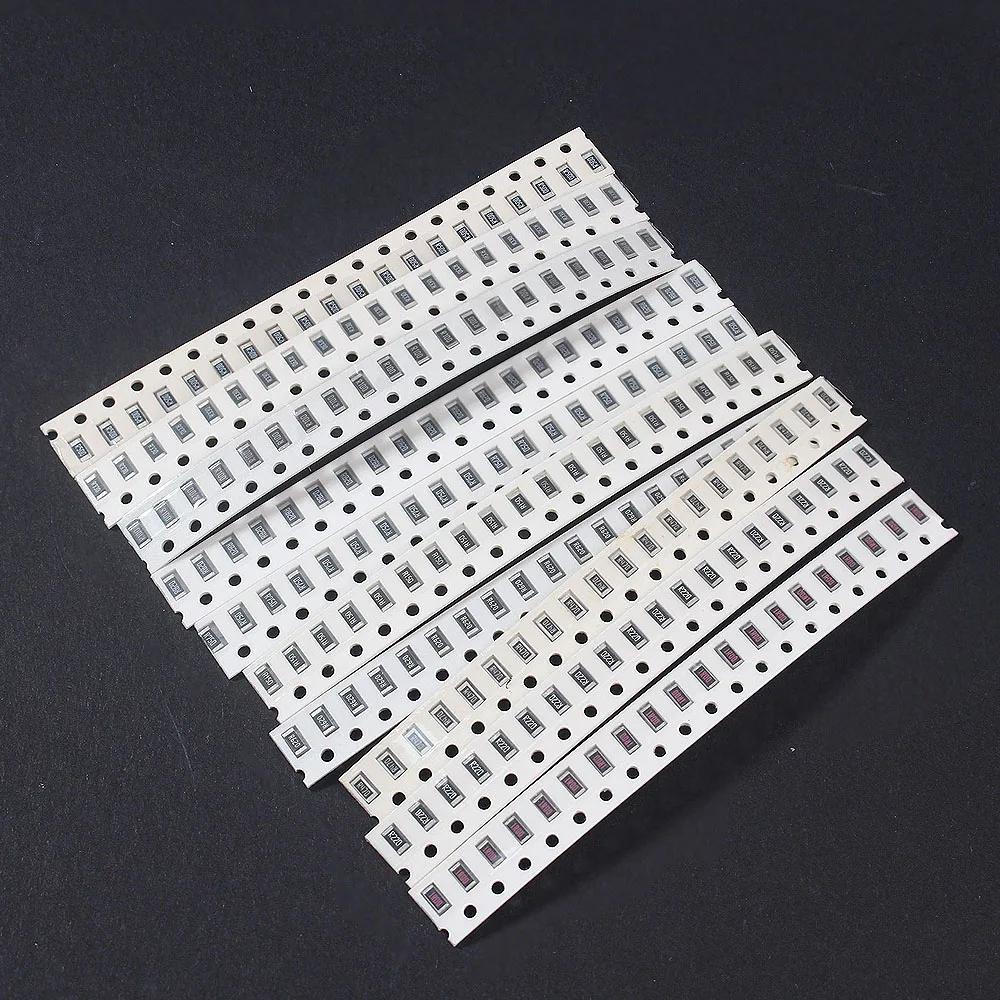 200 Stück SMD-Widerstands-Sortiment-Kit - 0603 0805 1206, 0,1R~1R, 10 Typen*20 Stück, für DIY-Elektronikbauteile-Set mit hoher Präzision