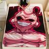 1 Stück Majin Buu Aufdruck Flanelldecke, Hohe Qualität, Bequem für alle Jahreszeiten, Heimdekoration, Wärme und Komfort, Perfekt für Weihnachtsgeschenke