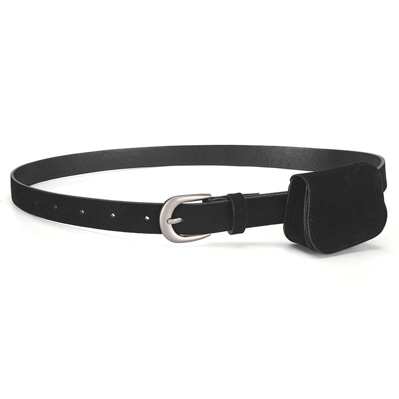 

Mini Belt Bag Women Vintage Waist Bag Fashion Fanny Pack Bum Bag чёрный