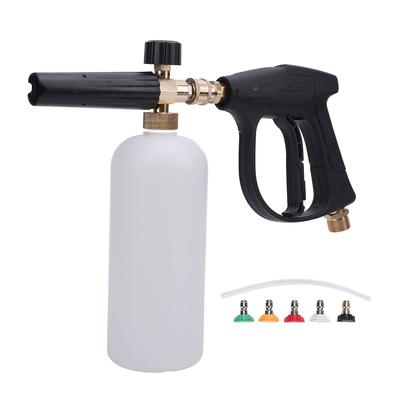 High Pressure Washer Sprayer Kit with 5 Nozzles 14in Port Foam Cannon for Cars Motorcycles Floors