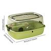 Hamster Cage Habitat Running Wheel Portable Openable Top for Gerbils Bunny