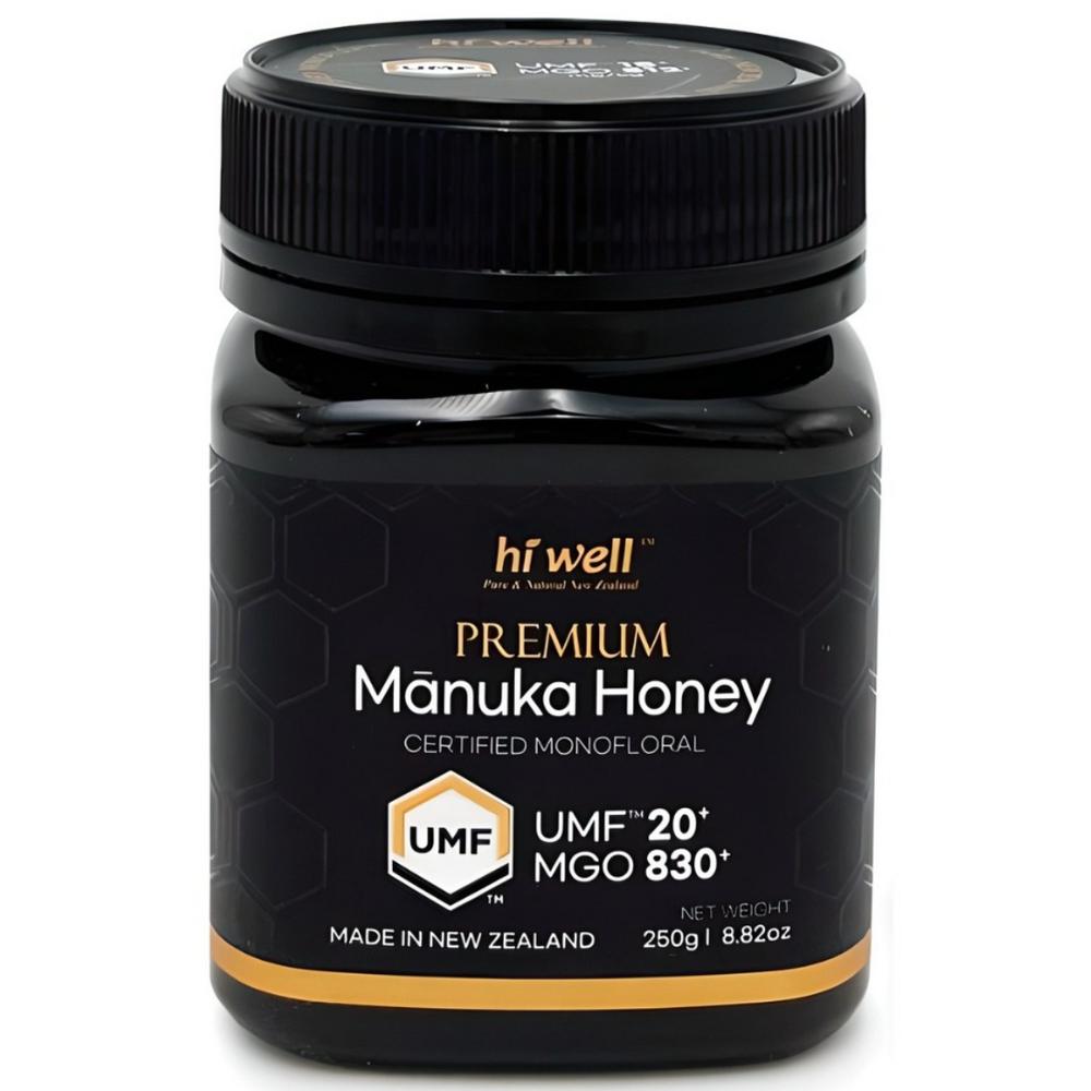 Hiwell New Zealand Premium Manuka Honey UMF20+ MGO830+1 pcs 250g