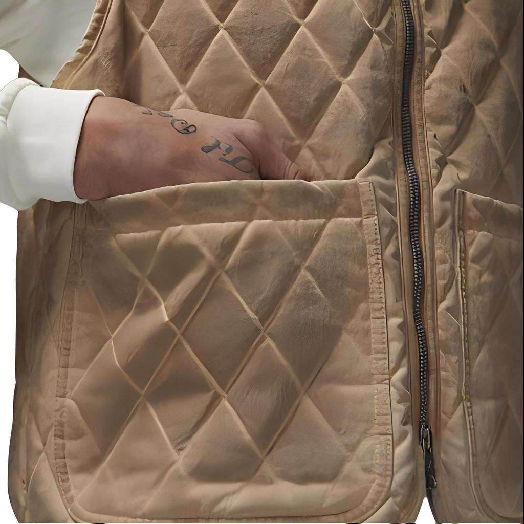 Jordan Windproof V-Neck Fashion Sports Vest Men vest Khaki DV7566-277