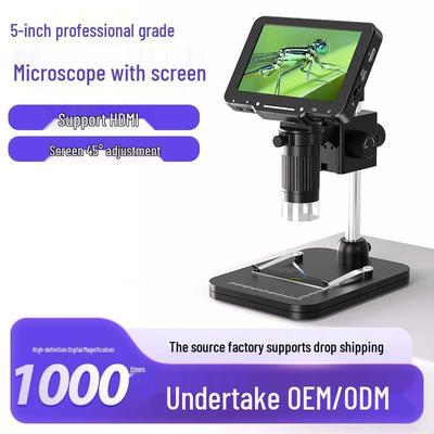 5-Inch HD IPS Screen Digital Microscope