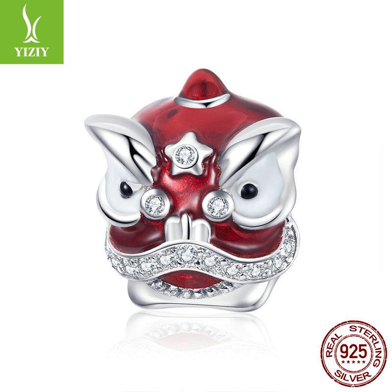 Silver Ziyun New Year DIY Bracelet Kit: Sterling Silver Koi Blessing Beads
