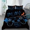 Gamepad Comforter Cover Bedding Set Teens Video Duvet Cover for Youth Kids Boys Modern Controller Bedspread Queen/King Size