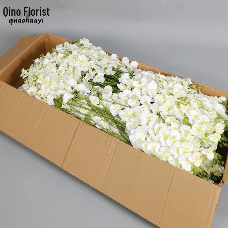 Luxury Realistic Phalaenopsis Artificial Flower for Weddings and Home Décor