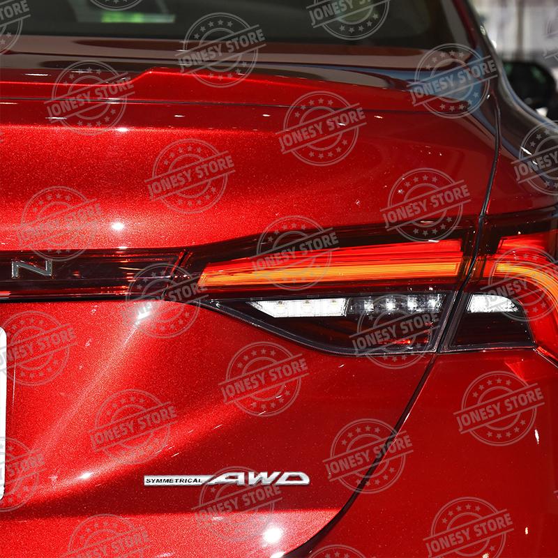 Auto Metal SYMMETRICAL AWD Logo 3D Badge Lettering Decals Trunk Sticker For Subaru Legacy XV Outback Forester Impreza BRZ STI VV444