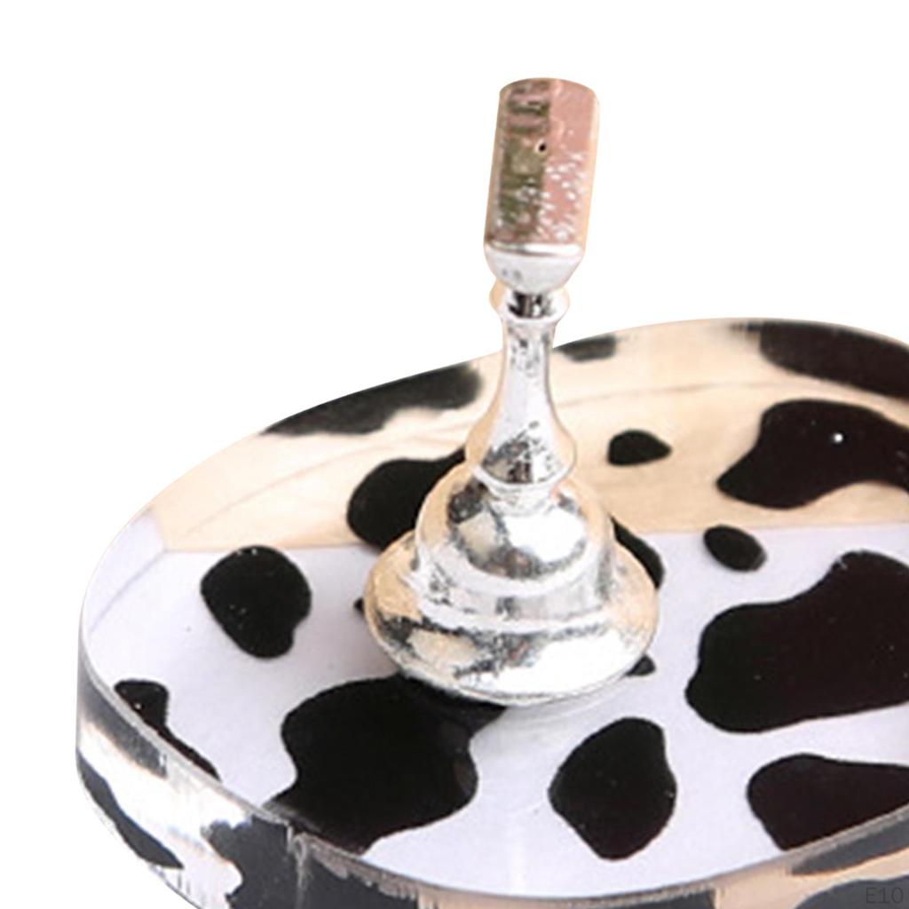 , Acrylic, Nail Display Stands, Holder Transparent DIY, Manicure Tool Cute Base for Salon