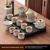 Ru Kiln 13-Piece Ceramic Gongfu Tea Set with Xishi Pot and Tea Tray