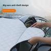 Car Front Windshield Cover: One-Piece Sun Visor with Thick Cotton for Anti-Frost Snow Protection