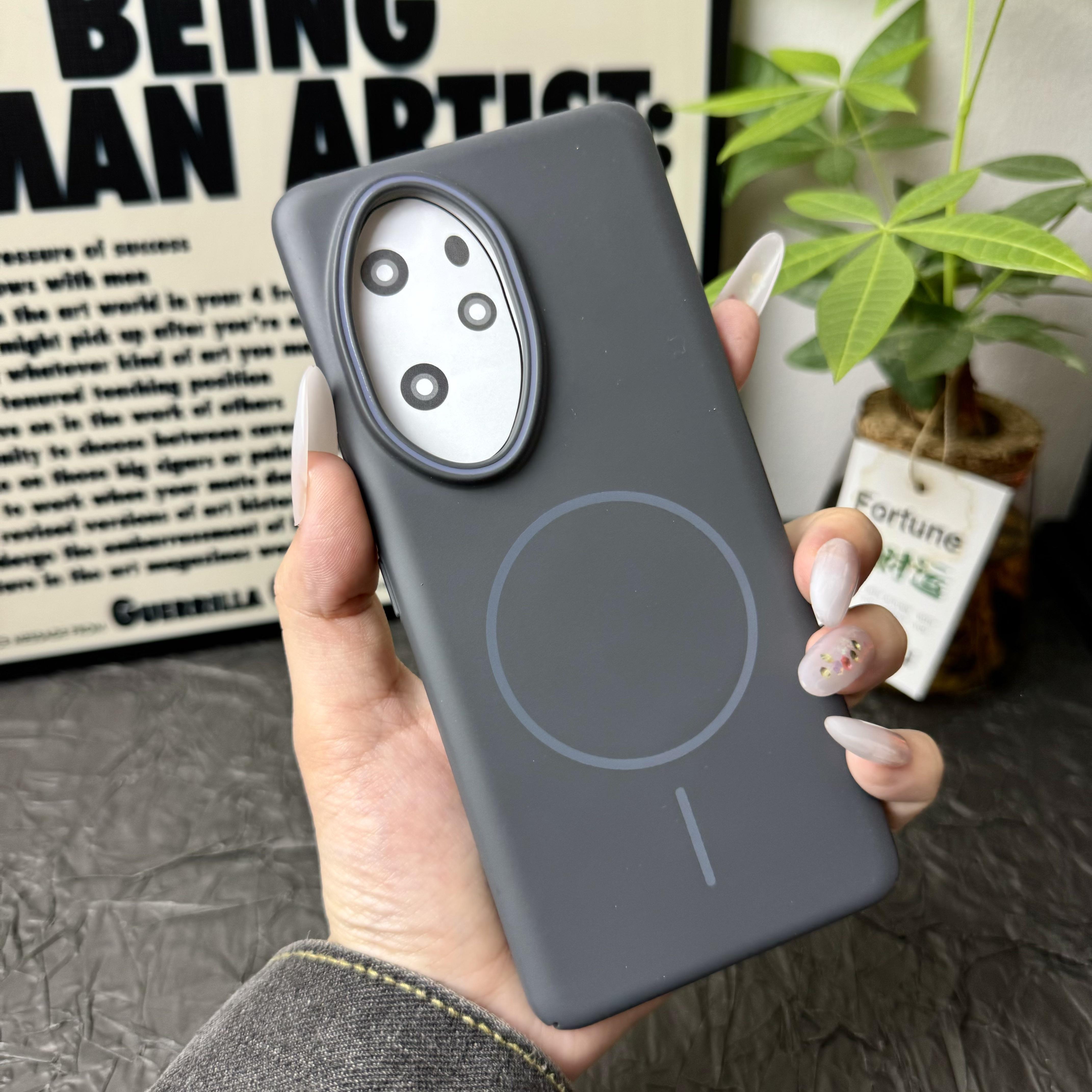 

Протиударні чохли для Honor 400 Pro Магнітний ПК Матовий Жорсткий Чохол для Телефону для Honor 200 Lite 300 Ultra 100 400 Pro Тонка Матова Кришка Honor 400 (Global) темно-сірий