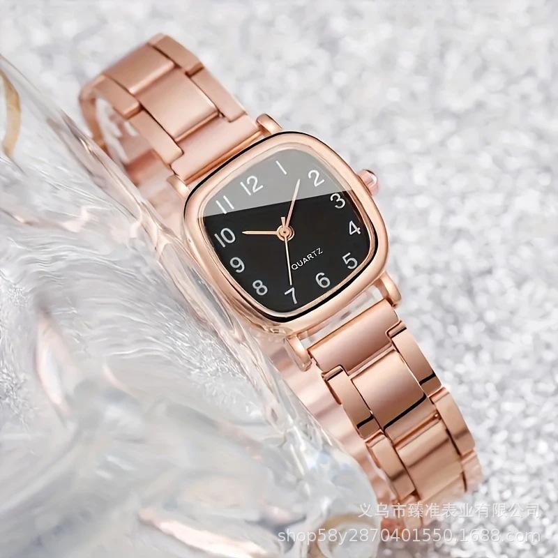 Luxury Watches for Women Fashion Analog Quartz Watch Steel Band Wristwatch Ladies Watches Casual Bracelet Watch Gifts for Women