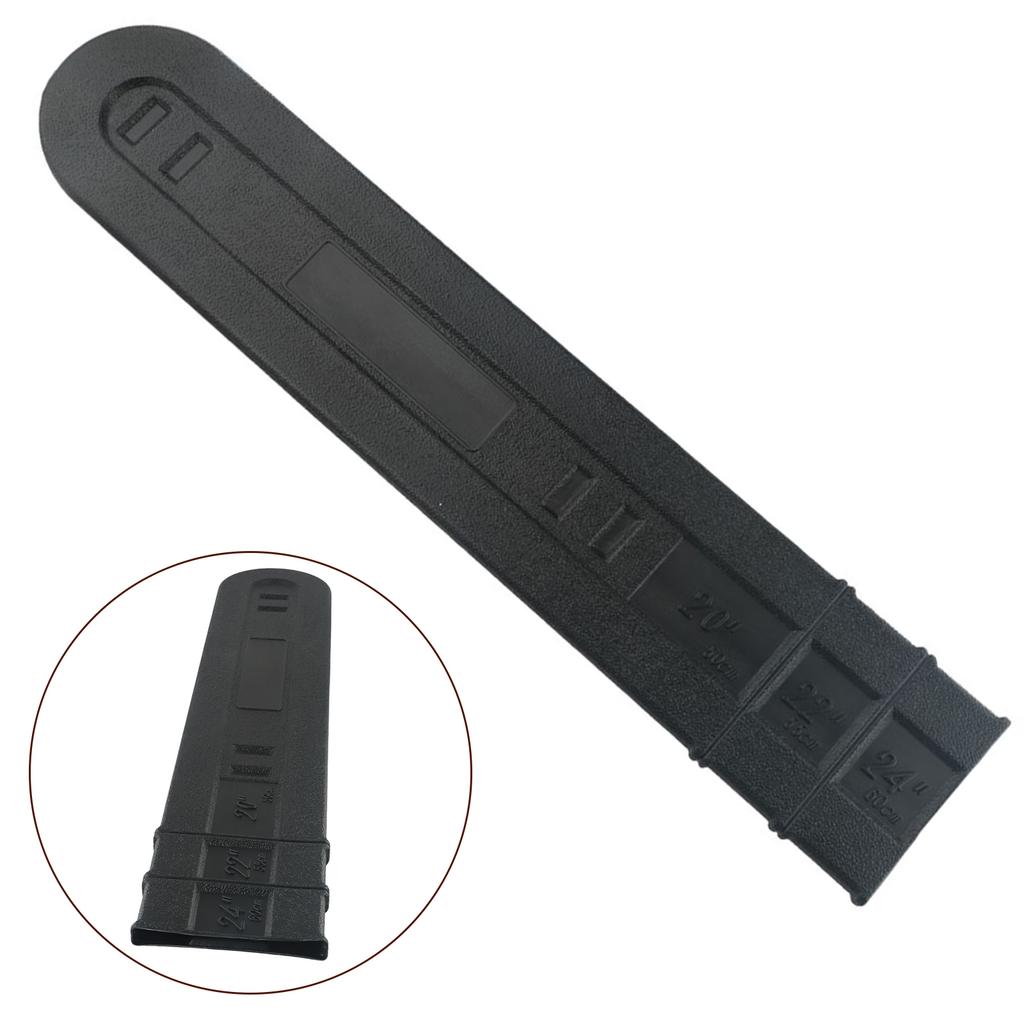 Chainsaw Bar Cover Sheath for 20 22 24 Chainsaws Sturdy Plastic Scabbard to Protect Bar and Chain from Damage and Wear