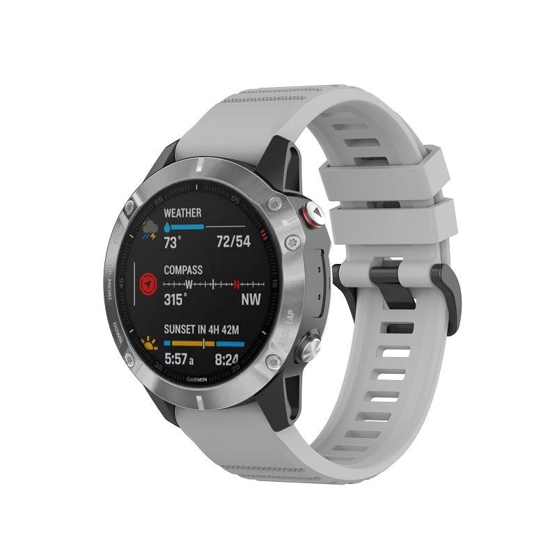 Silikonarmband Für Garmin Fenix 6 6S 6X 5X 5 5S 3 3HR Forerunner 935 945 Schnellverschluss-Silikonarmband für 26mm 22mm 20mm Armband