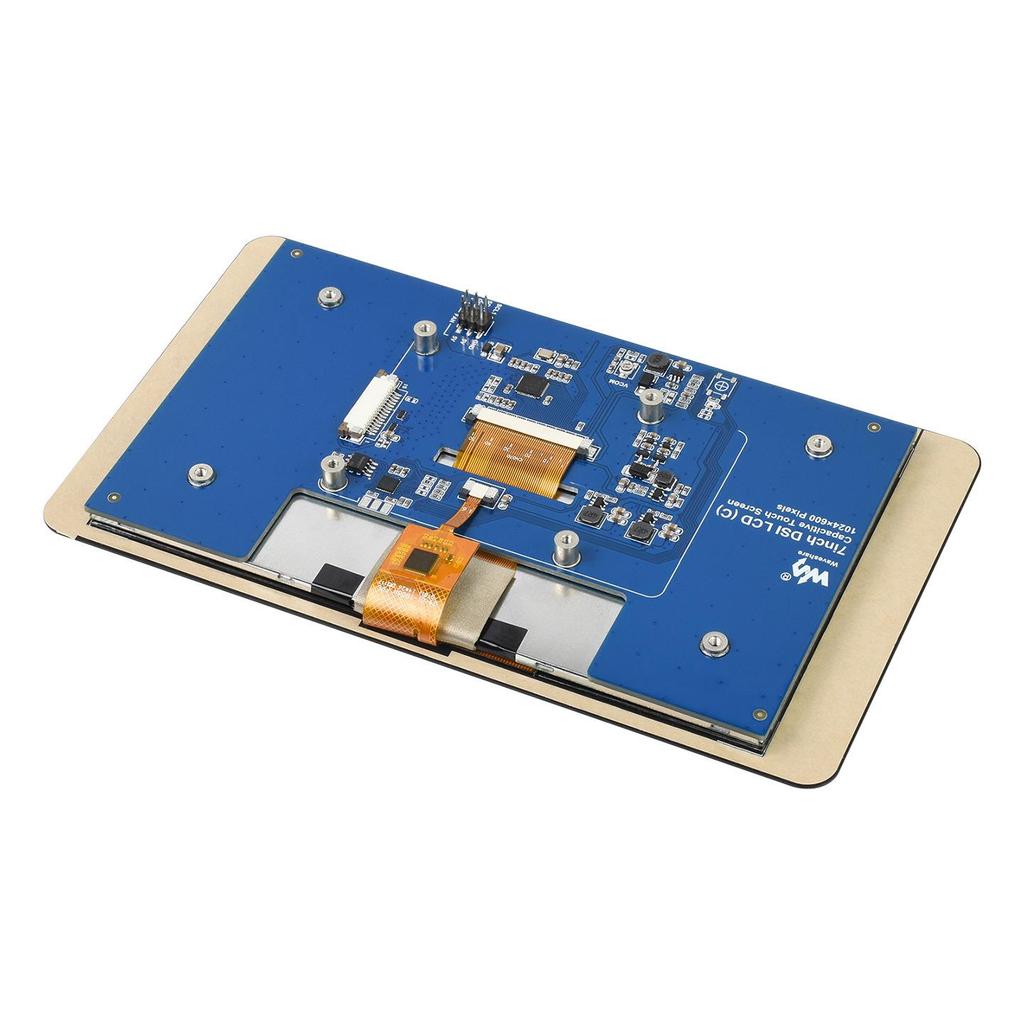 Weixue 7" IPS Touchscreen for Raspberry Pi 4, 1024x600, DSI.