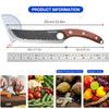 WXCOO Hand Forged Boning Knife Set High Carbon Clad Steel Meat Fish Fruit Cleaver Knife Professional Butcher Kitchen Chef Knives