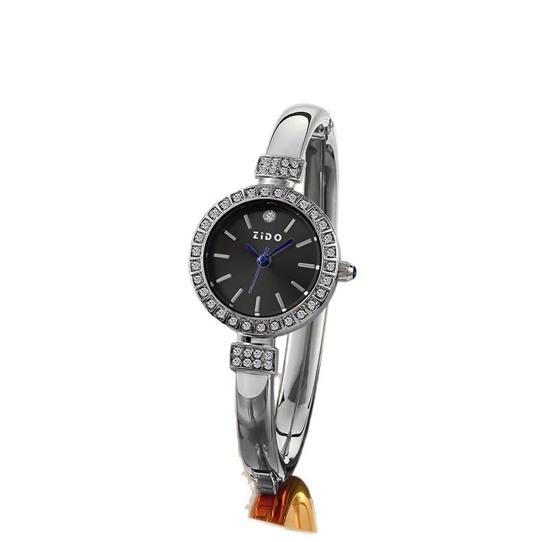 Bracelet Watch, Light Luxury Diamond-Encrusted High-End Women'S Watch, Exquisite And Compact, Quartz Watch